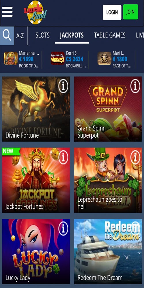 Jackpots Mobile