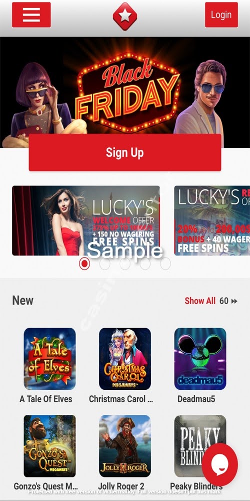 Homepage Mobile
