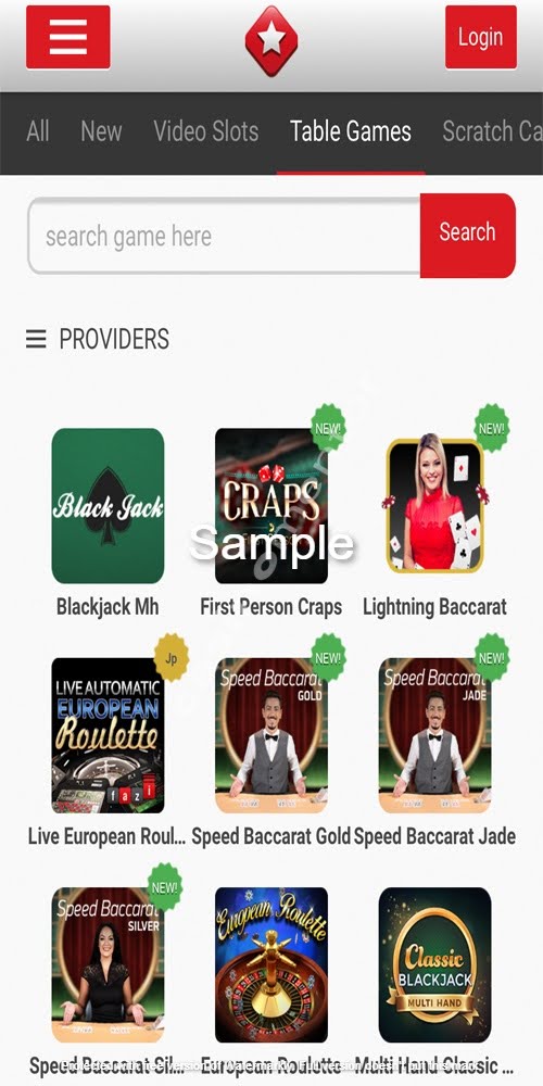 Table Games Mobile