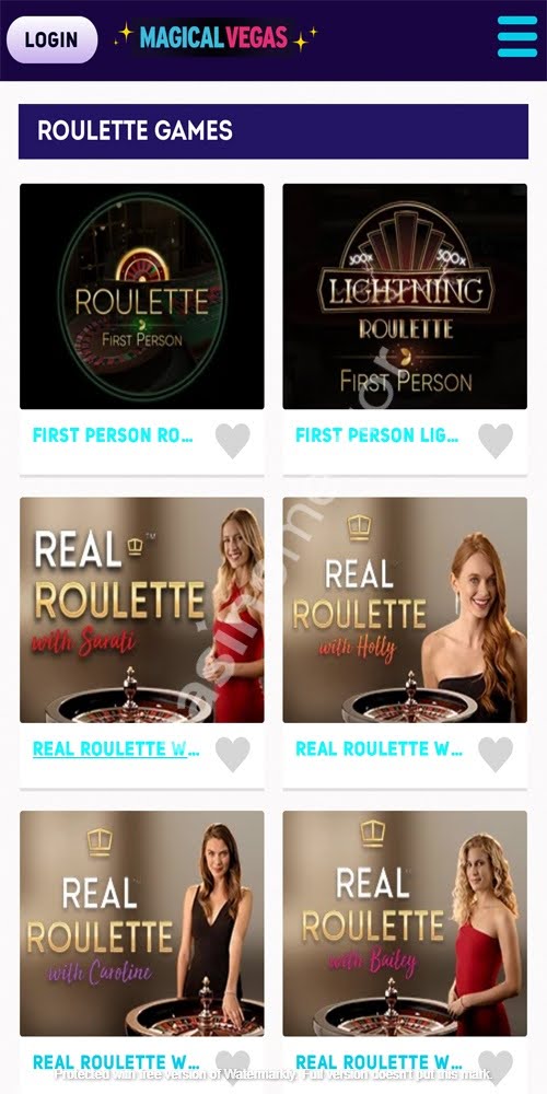 Roulette Games Mobile