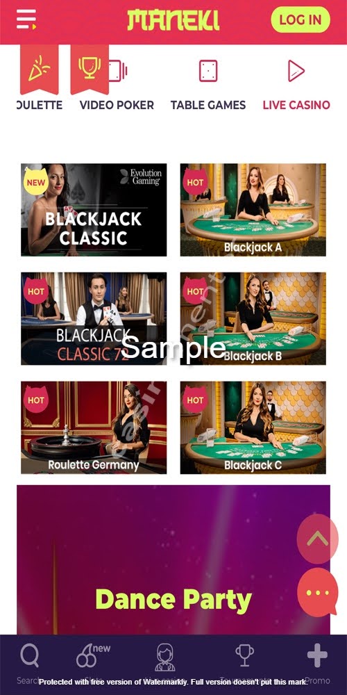 Live Casino Mobile