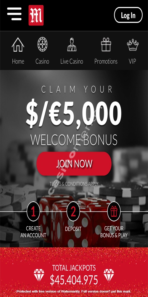 Homepage Mobile