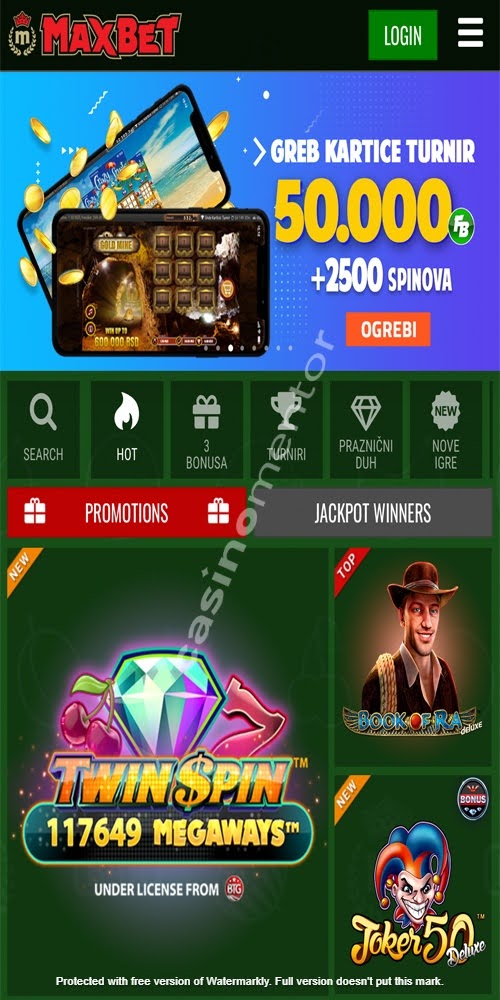 Homepage Mobile