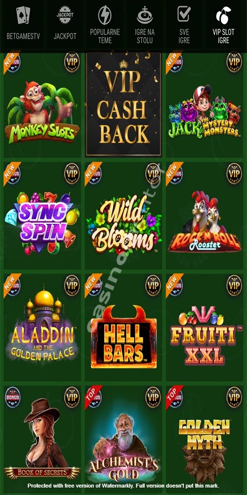 Vip Slot Igre Mobile
