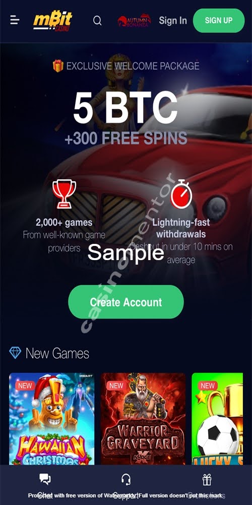 Homepage Mobile