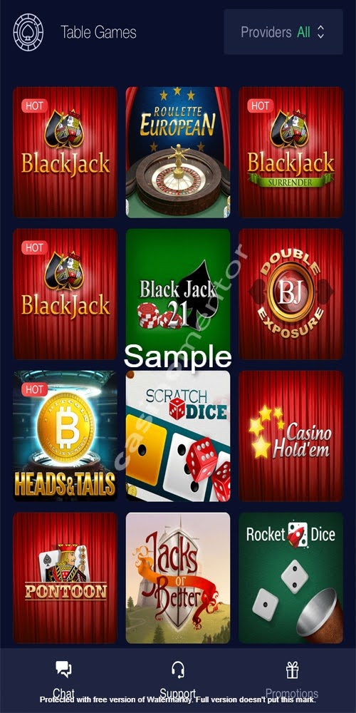 Table Games Mobile