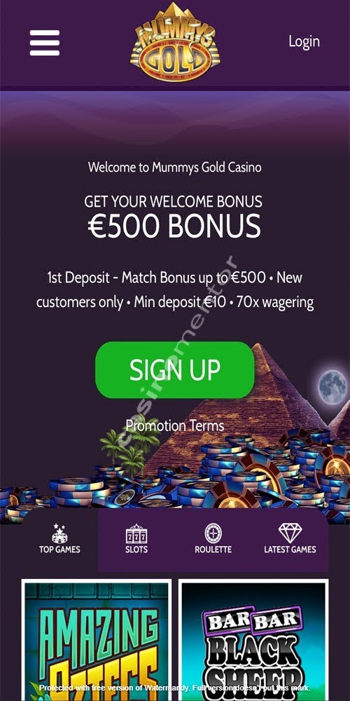 Homepage Mobile