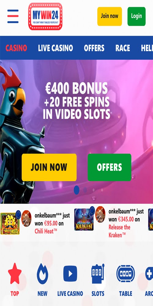 Homepage Mobile