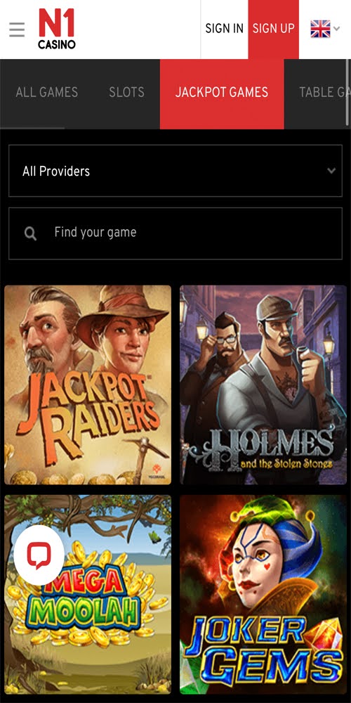 Jackpot Games Mobile