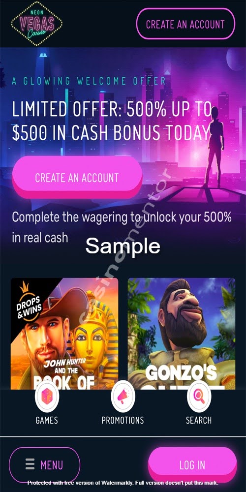 Homepage Mobile