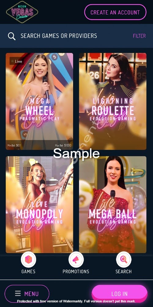 Live Casino Mobile