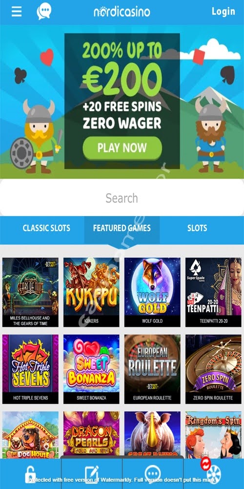 Homepage Mobile