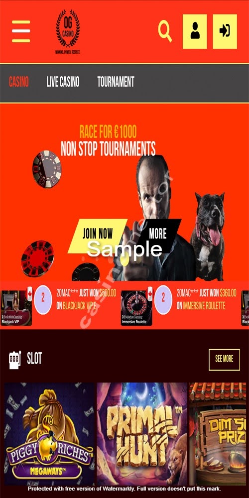 Homepage Mobile