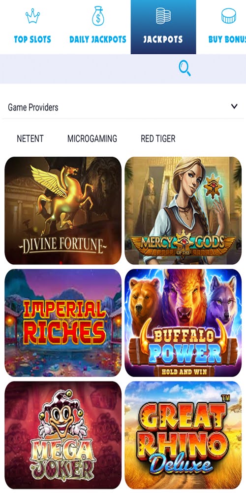 Jackpots Mobile