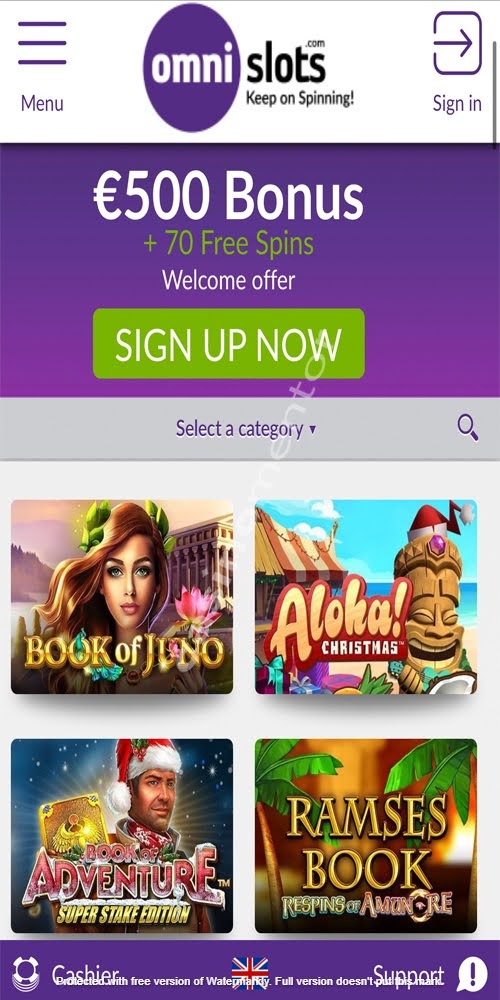 Homepage Mobile