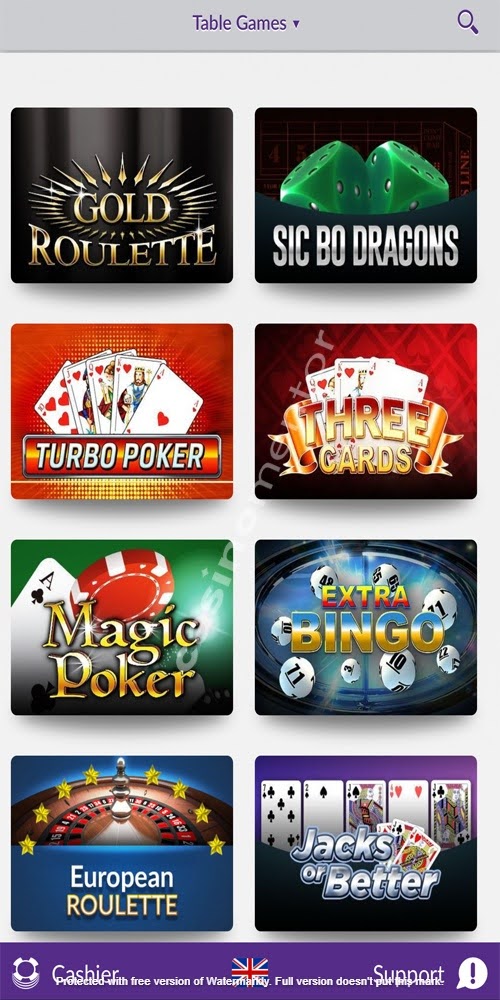 Table Games Mobile