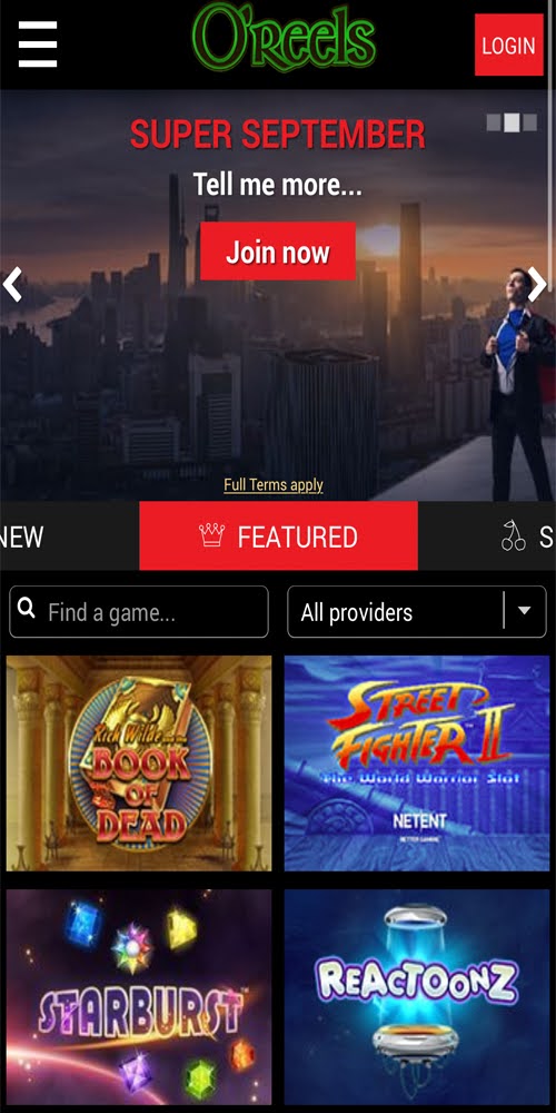 Homepage Mobile