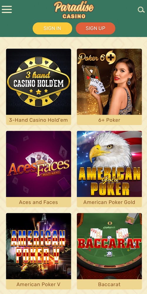 Poker Games Mobile