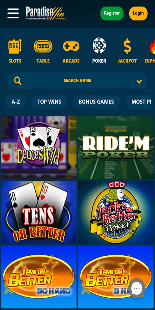 Video Poker Mobile