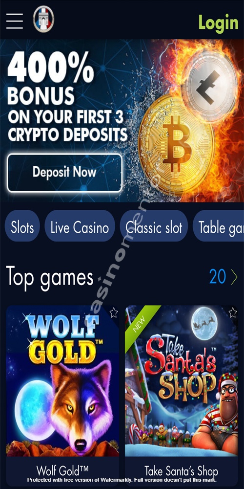 Homepage Mobile