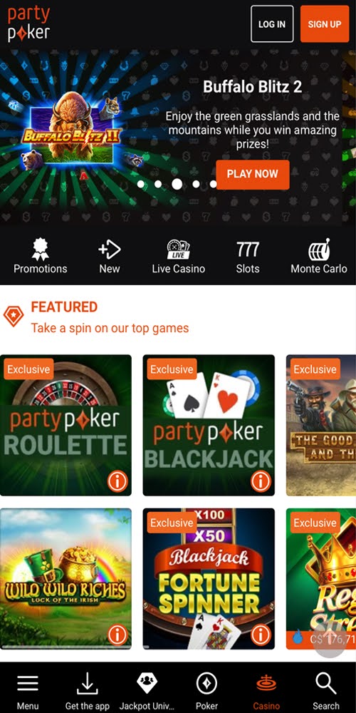Homepage Mobile