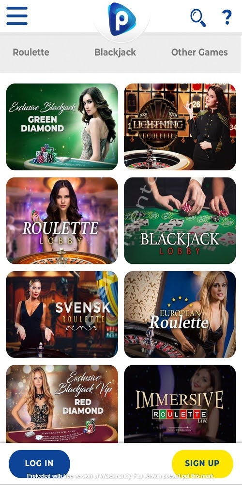 Live Casino Mobile