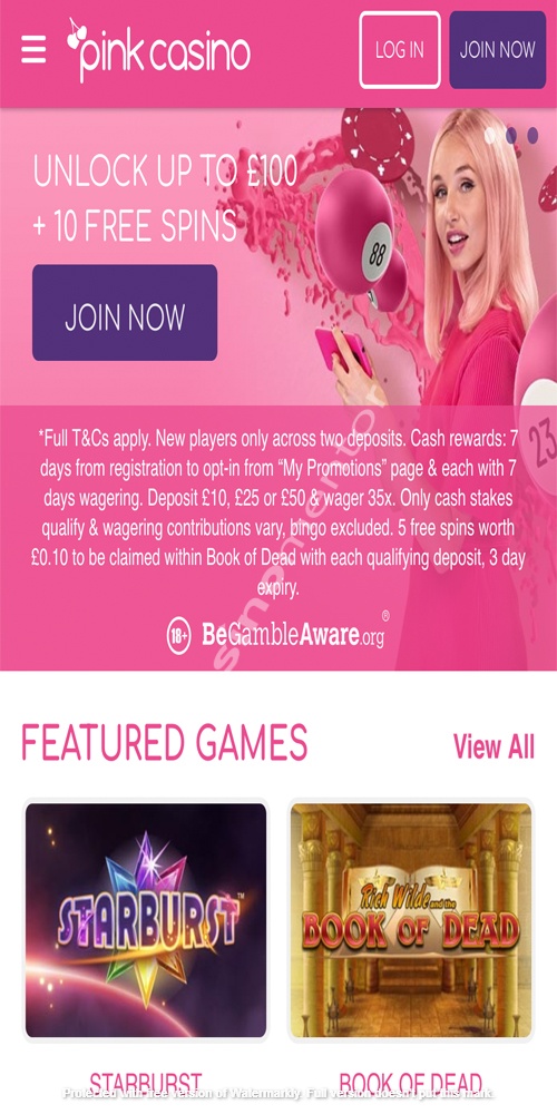Homepage Mobile