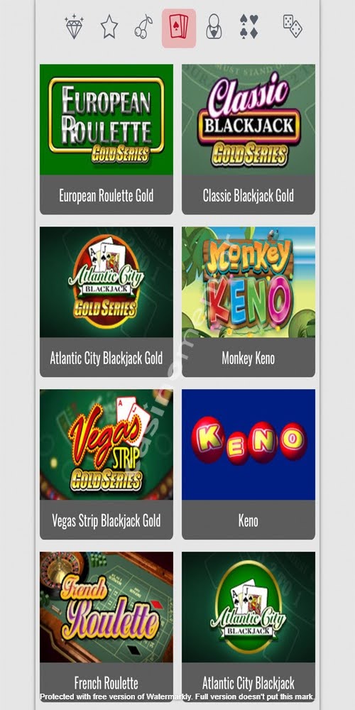 Table Games Mobile