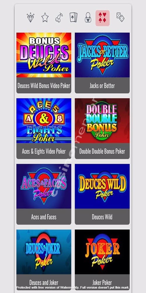 Video Poker Mobile