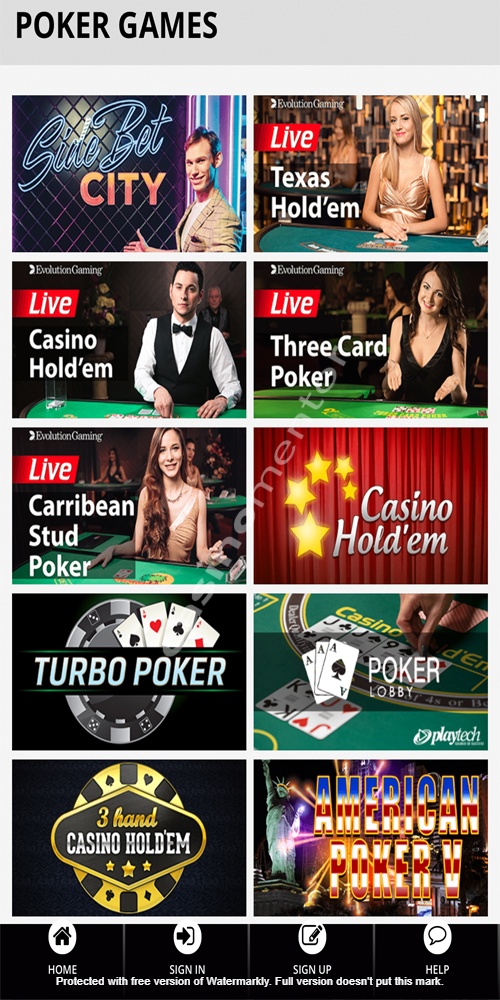 Poker Games Mobile
