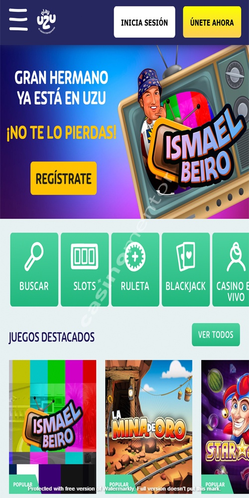 Homepage Mobile