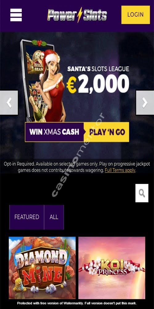 Homepage Mobile