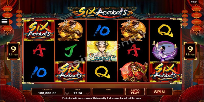 Six Acrobats