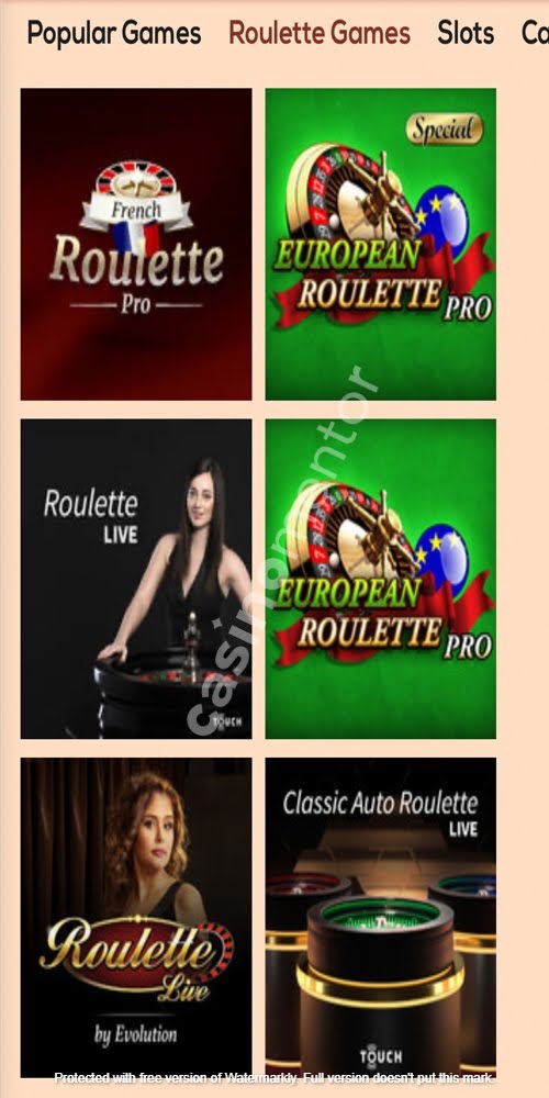 Roulette Games Mobile