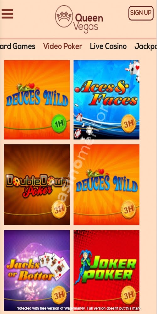 Video Poker Mobile