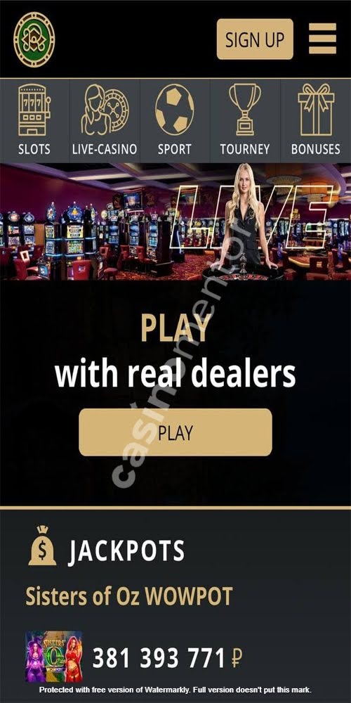 Homepage Mobile