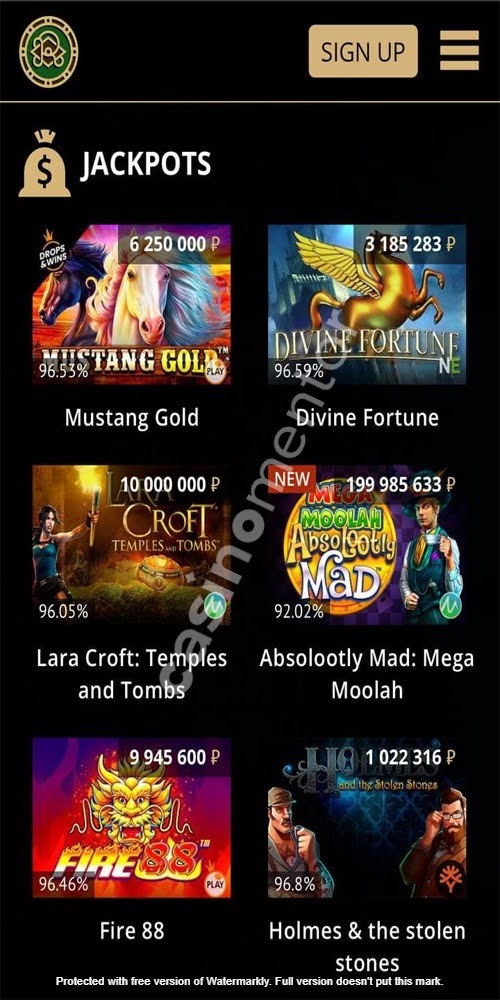 Jackpots Mobile