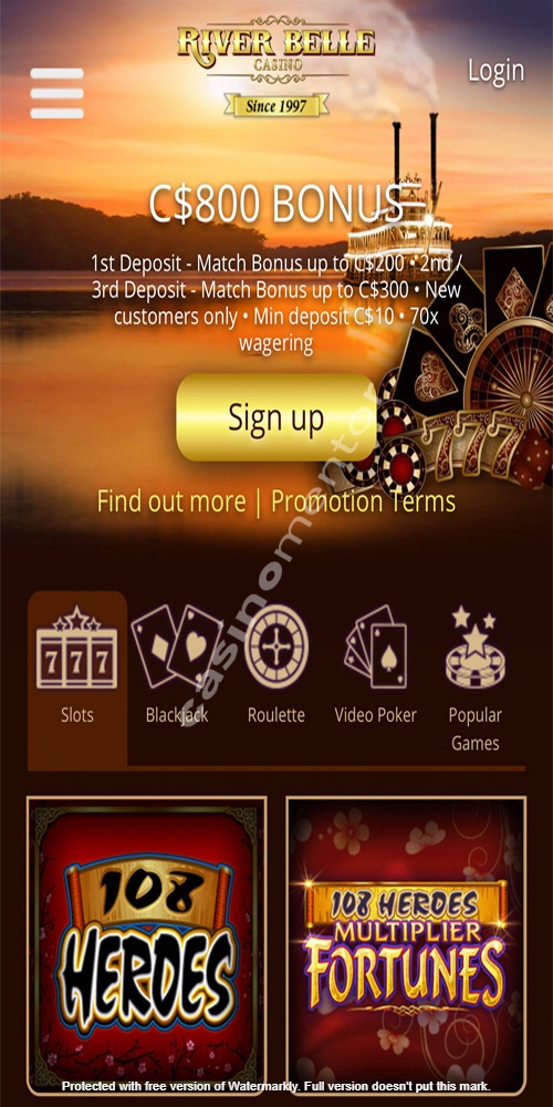 Homepage Mobile