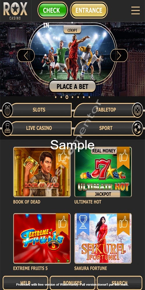 Homepage Mobile