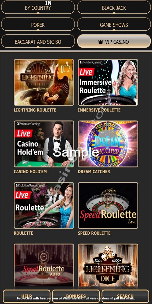 Live Casino Mobile