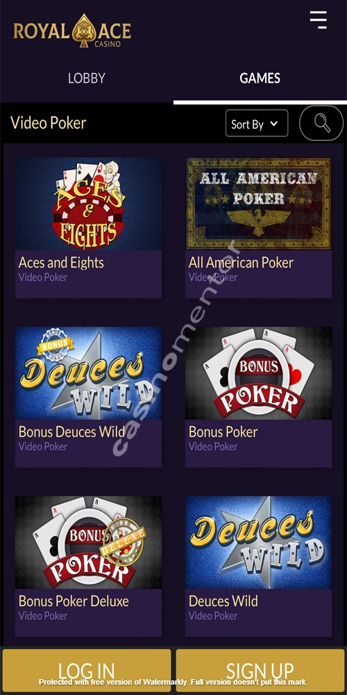 Video Poker Mobile