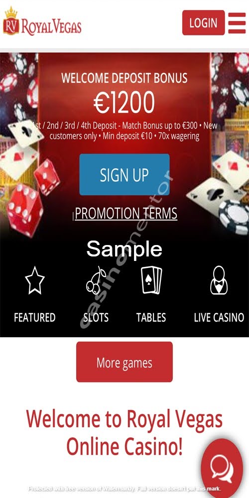 Homepage Mobile