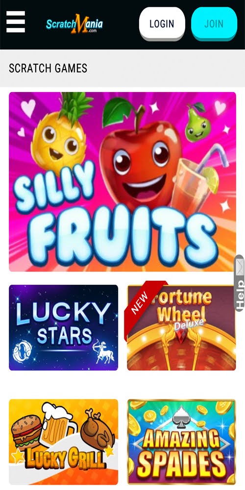 Scratch Games Mobile