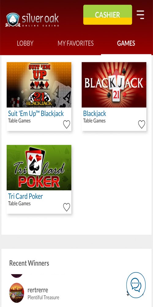 Table Games Mobile
