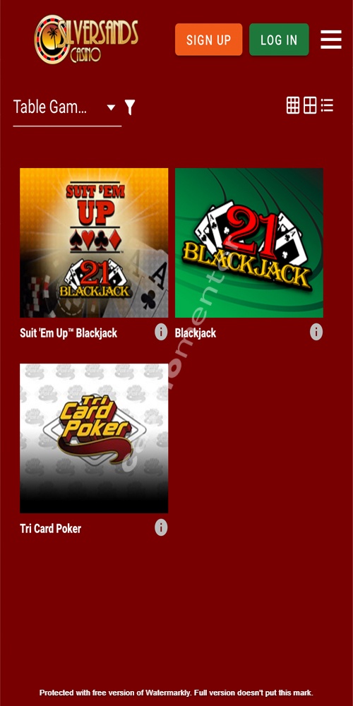 Table Games Mobile