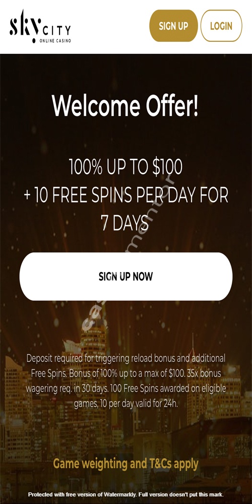 Homepage Mobile