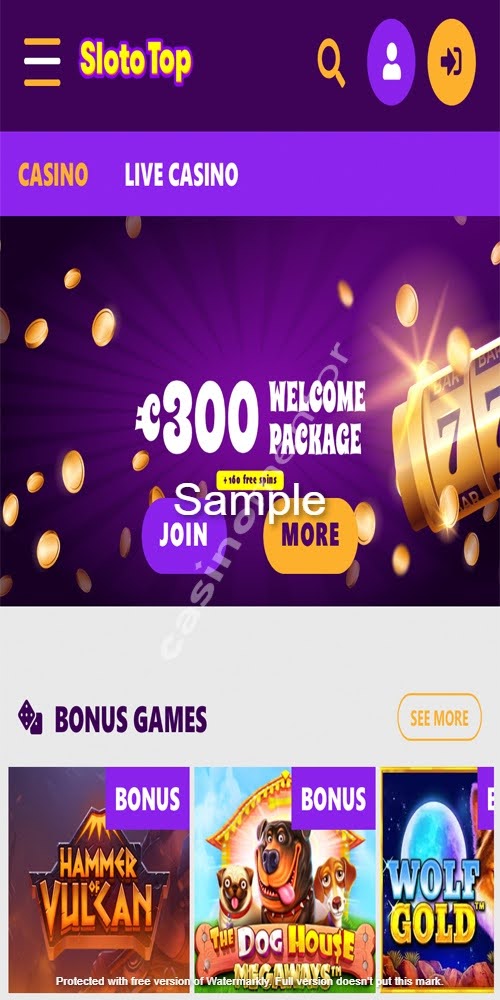 Homepage Mobile