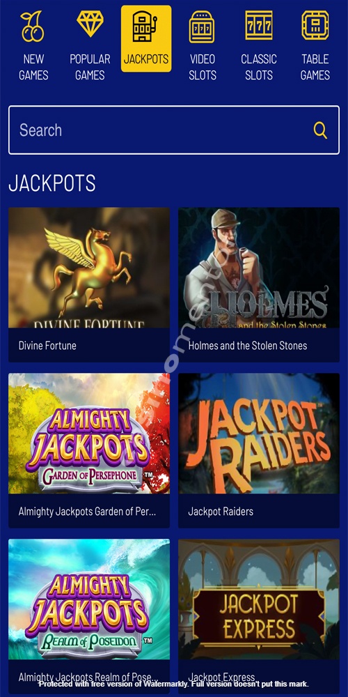 Jackpots Mobile