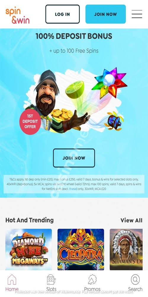 Homepage Mobile