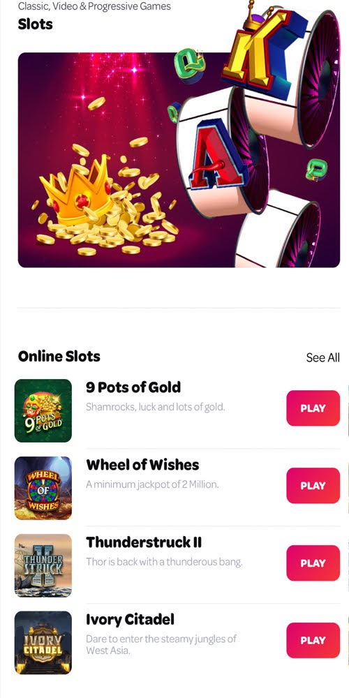 Online Slots Mobile